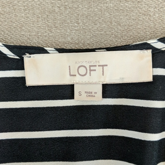 Black/White Striped LOFT Dress - Picture 3 of 8